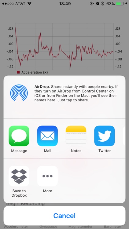 Gyro - Record Device Motion Data