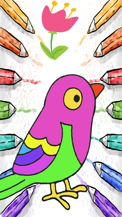 Funny Farm Animal Coloring Drawing for Kids