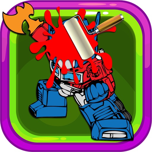 Paint Game Optimus prime Version iOS App