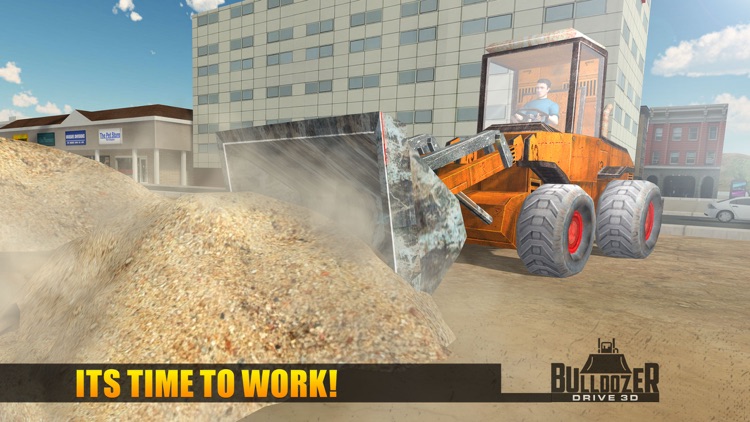 Bulldozer Drive 3D – In a Big Construction City