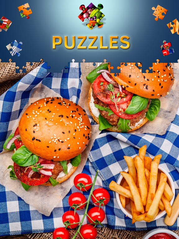 Screenshot #6 pour Aliments jeux de puzzle a 100 piece. Premium