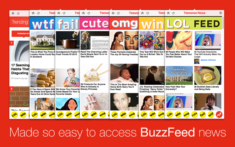 Trending News - App for Buzzfeed miniatuur 2