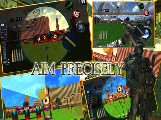 Elite Commando Training Sniper Shooter : free game iPad screenshot