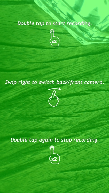 Night style camera video recorder - Recording night vision videos with green color screen