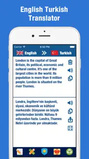 english turkish translator and dictionary iphone screenshot 1