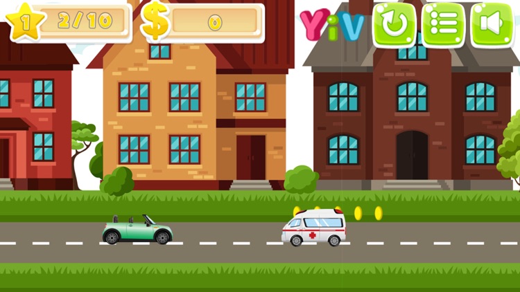 Speedy Crazy Jumping Car Kids Game