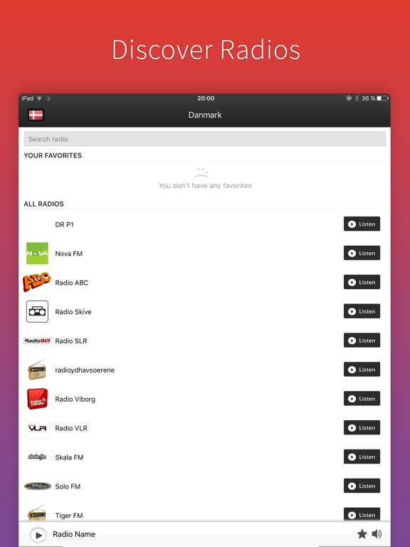 Screenshot #4 pour Radio Danmark - Radios DNK FREE