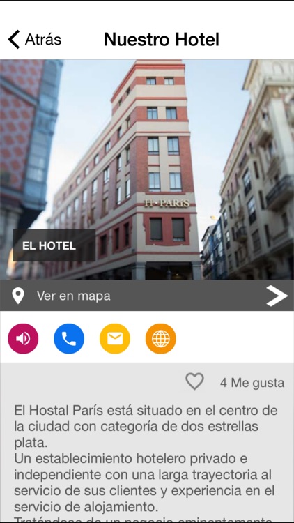 Hostal París, Recepcionista Virtual screenshot-3