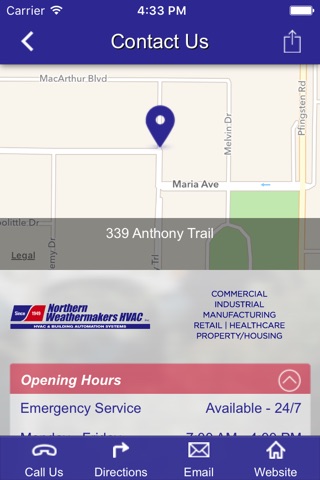 Northern Weathermakers HVAC, Inc. screenshot 2