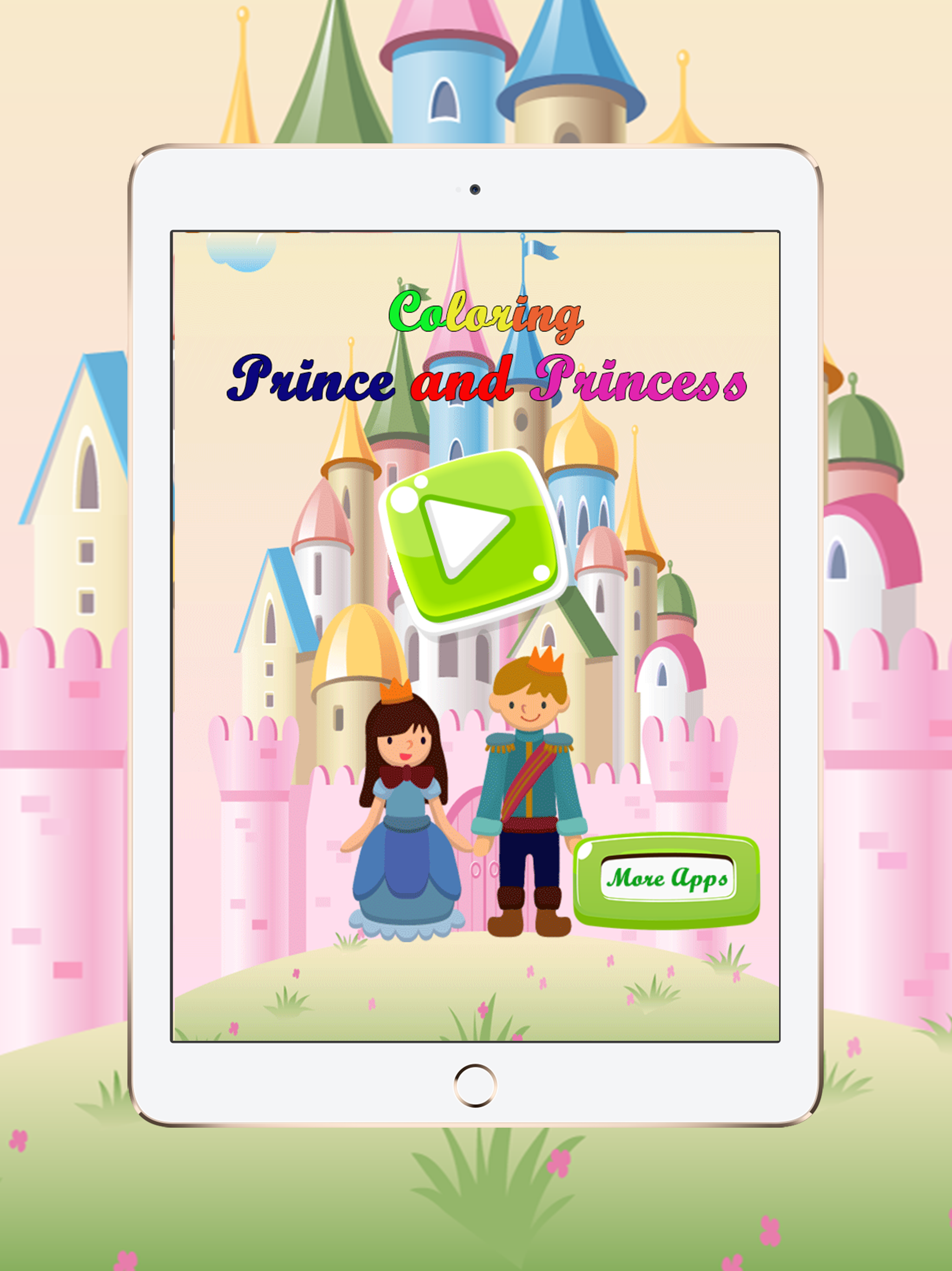 Princess Prince Coloring Book Games For Kids Free