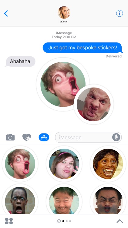 Funny Faces Sticker Pack