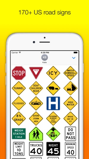 US Road Signs for iMessage(圖2)-速報App