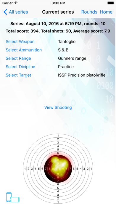 Shooters journal Screenshot