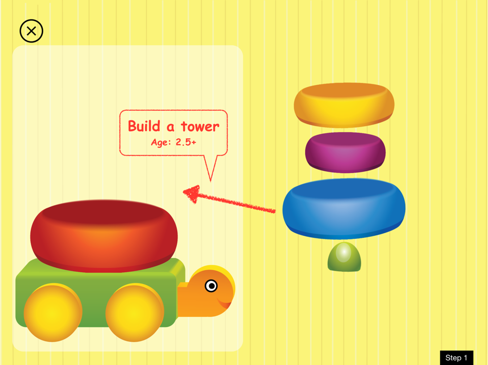 Stack Up - Stack items bottom-up to build a tower - 1.5 - (iOS)
