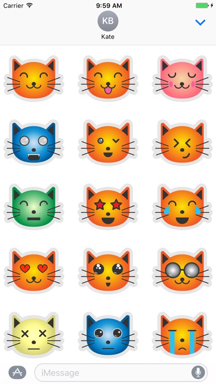 Cats Sticker Set #1 by Bitgate Mobile