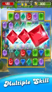 Hunter Jewelry Puzzle - Discovery Land Gems screenshot #1 for iPhone