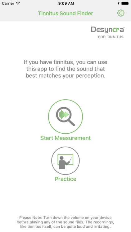 Tinnitus Sound Finder