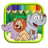 Zoo Animal Coloring Page Game Free For Kid Edition