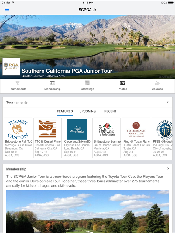 Screenshot #4 pour SCPGA Junior Tour