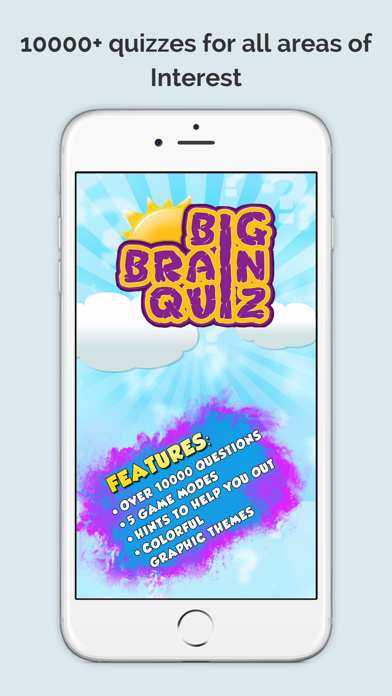 Screenshot #1 pour Big Brain Quiz Game