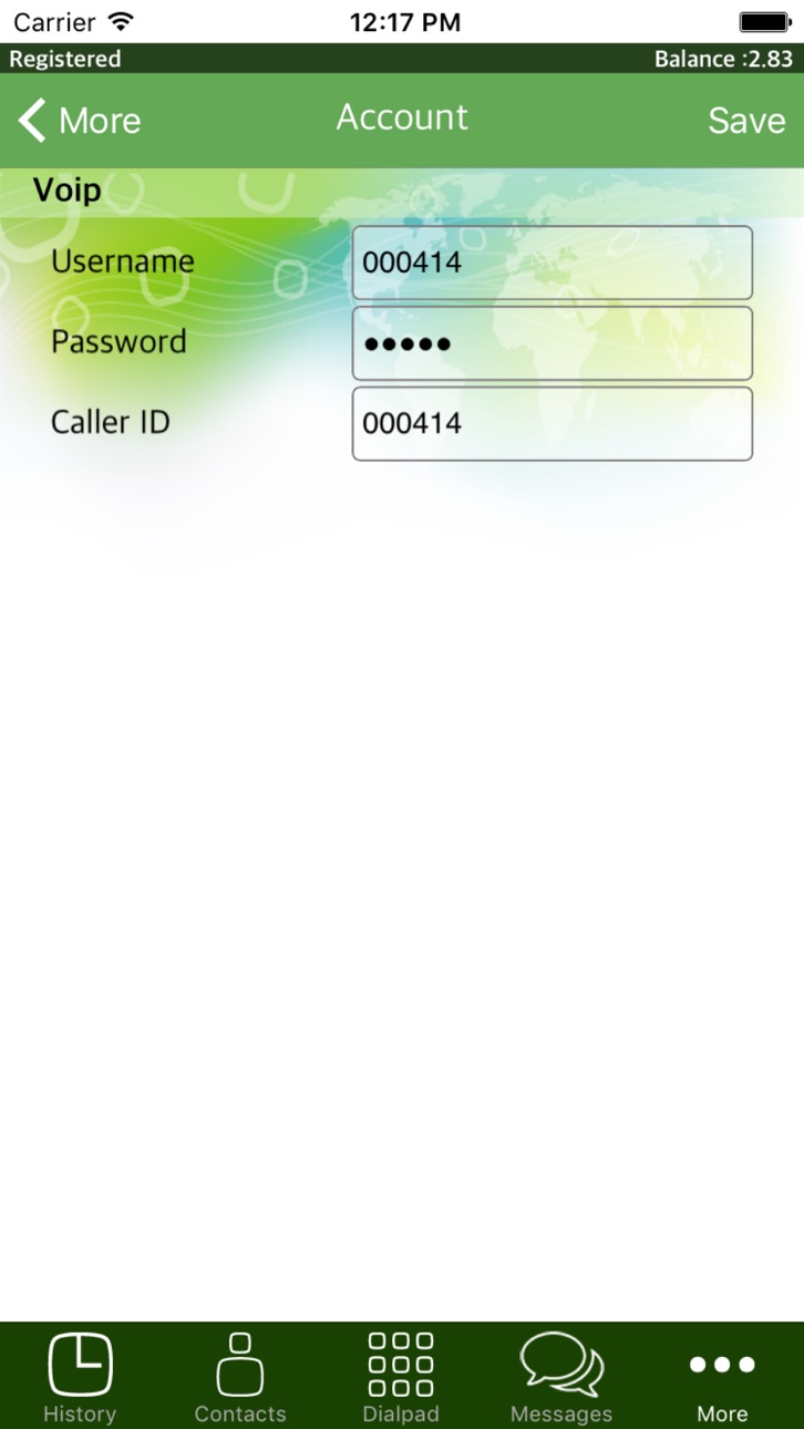 iPhone screenshot