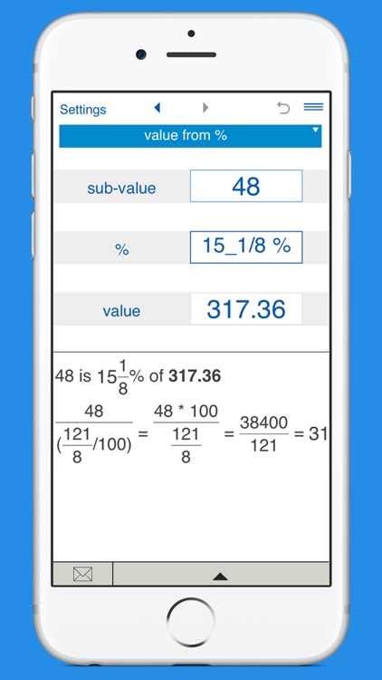 Smart Percentage Calculator