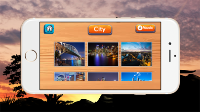 Jigsaw Puzzle Australia Learning Game for Children iPhone screenshot