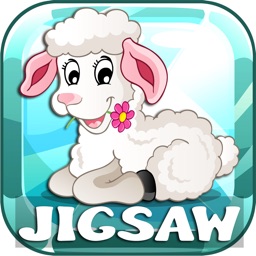 Farm Animals Jigsaw Puzzles Free For Babies & Kids