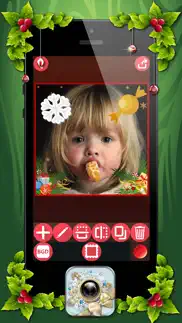 How to cancel & delete christmas photo frames edit.or with xmas sticker.s 4