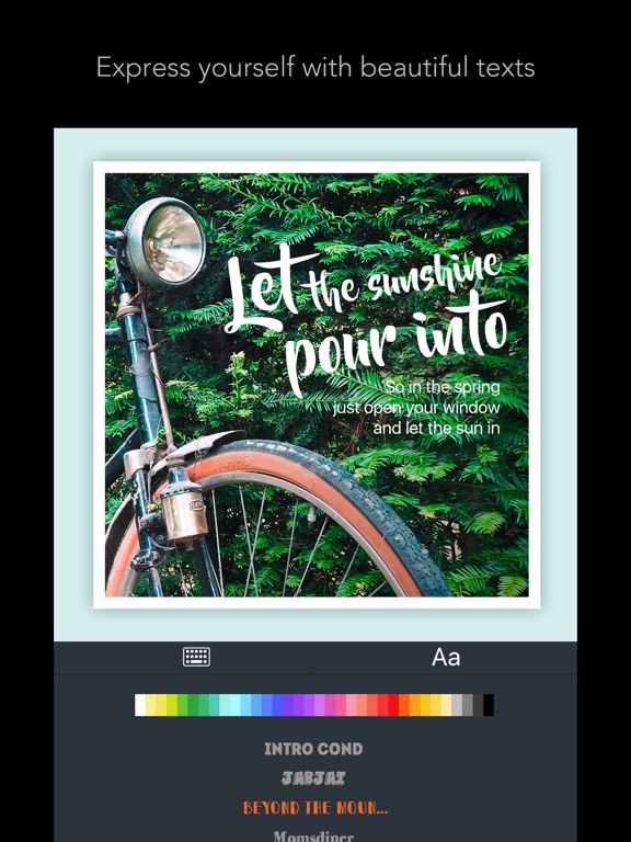 Pic Square - Post Entire Photo Without Cropping iPad screenshot 5 - Photo & Video app