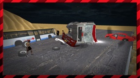 Bus driving getaway on Zombie highway apocalypse screenshot