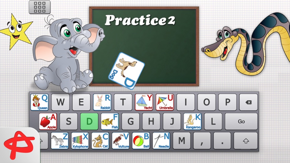 #1. Clever Keyboard: ABC Learning Game For Kids (iOS) Podle: Absolutist Ltd