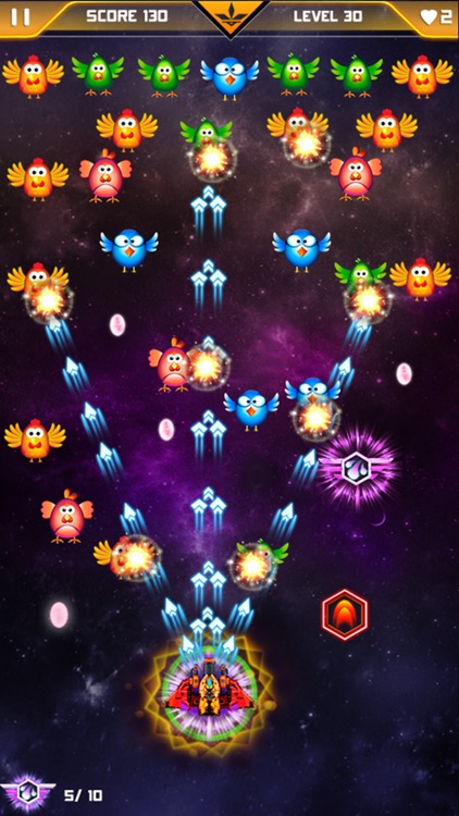 Chicken Shooter - Galaxy Invaders 2017 HD