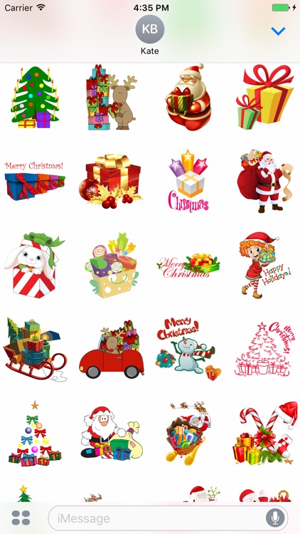 Christmas Gifts - Stickers for iMessage