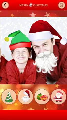 Game screenshot Funny Face - New Year, Christmas Photo Stickers mod apk