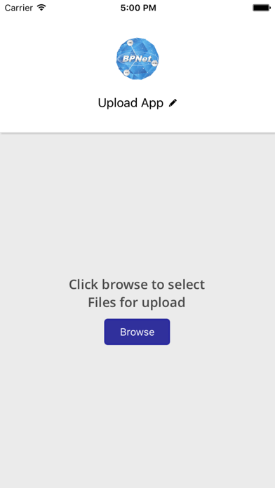 Screenshot #2 pour BPNet Upload