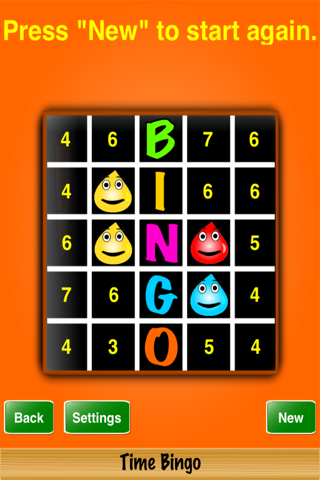 Time Bingo - náhled