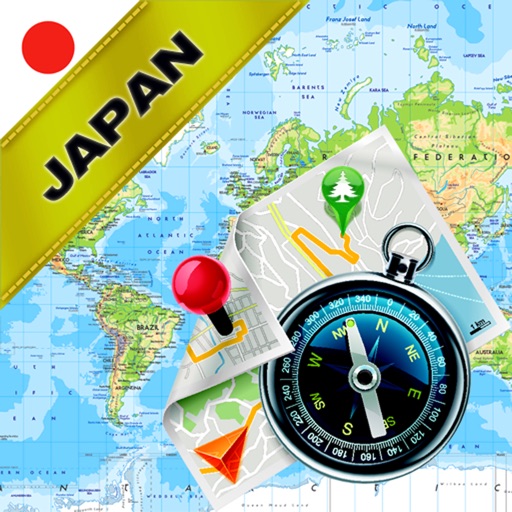 日本 - オフライン地図&GPSナビゲータ