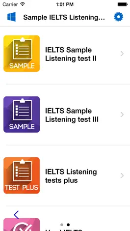 Game screenshot IELTS Listening Section Test Samples Tricks Skils apk