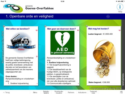 Begrotingsapp Gemeente Goeree-Overflakkee 2016 screenshot 4