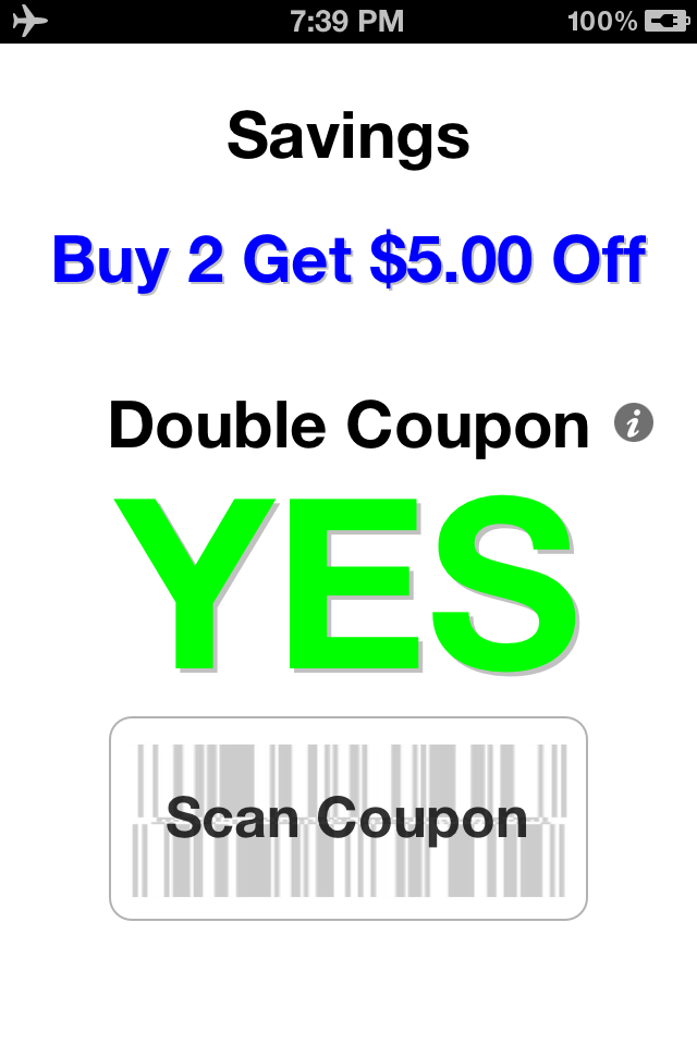 Double Coupon Checker