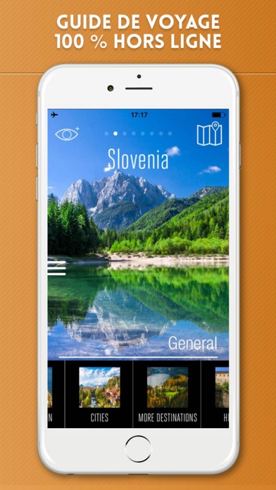 Screenshot #1 pour Slovénie Guide de Voyage avec Carte Offline