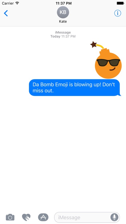BombMoji Stickers Free for iMessage
