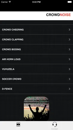 Crowd Noise App - Air Horn, Clapping, Vuvuzela iPhone image 2