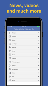 Pocket Wiki for Pokemon Go [Unofficial] screenshot