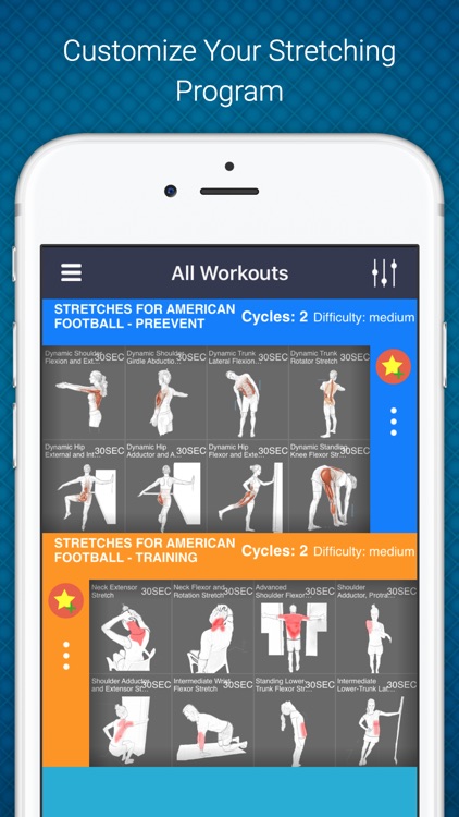 American Football Stretches - Stretch like the pro screenshot-3