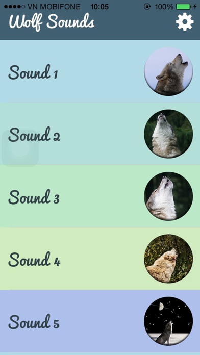 Screenshot #2 pour Wolf Sounds - Gray wolf Sounds