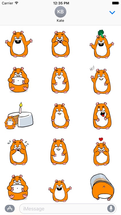 Hamster Emoji Stickers