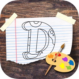 ABC English Letter Coloring - Language Learning Color Book For Children For A Funful Startup