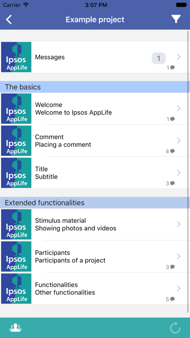 Screenshot #1 pour Ipsos AppLife